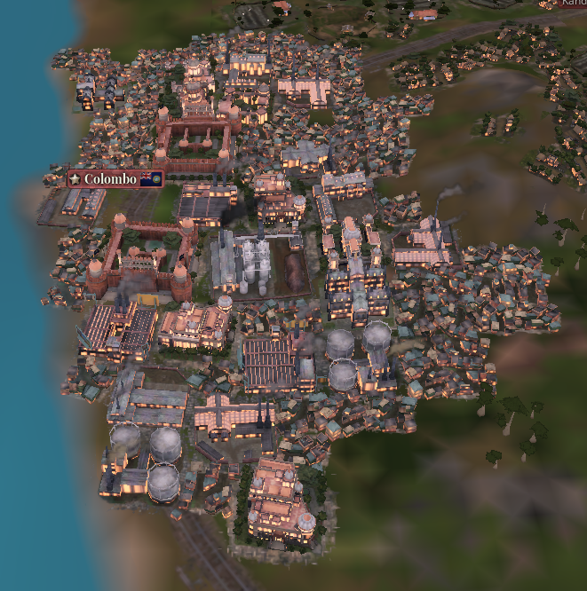 Colombo at the time of the revolt Colombo at the time of the revolt